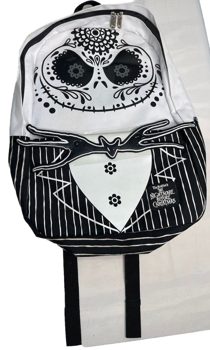 Loungefly The Nightmare Before Christmas Jack Skellington Suit Mini Backpack b